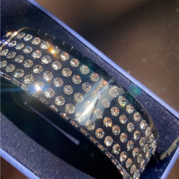 Swarovski Crystal Bangle Bracelet Vintage - Picture 5 of 5